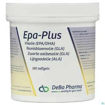 Epa-plus citron    caps 180    deba