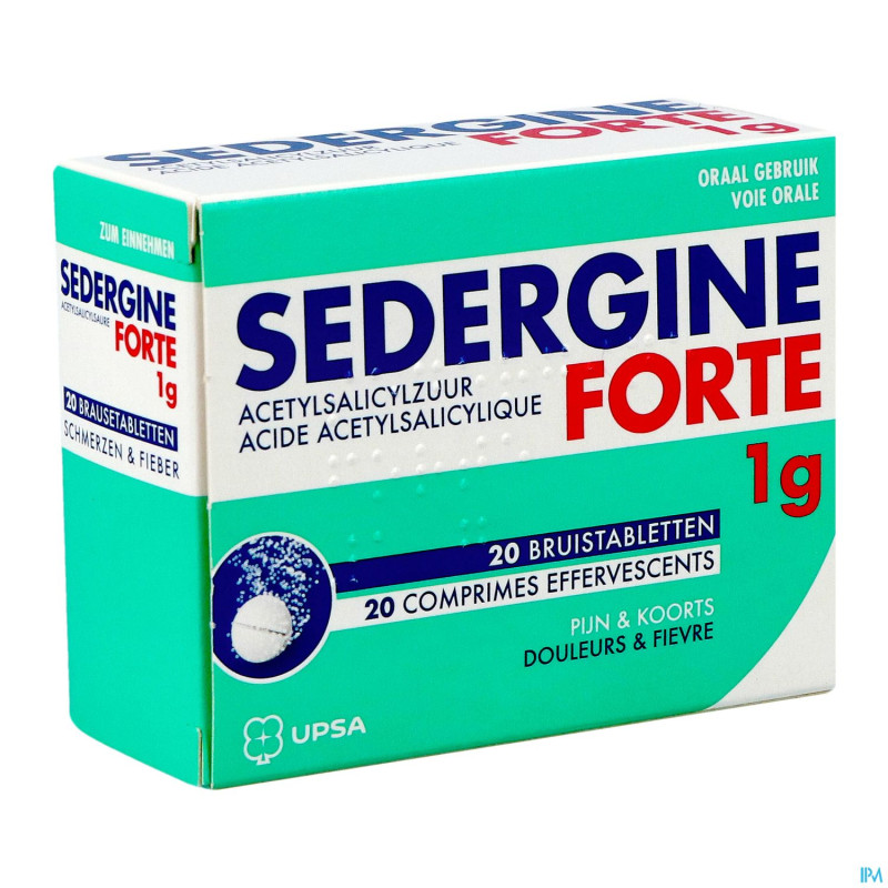 Sedergine forte 1g comp efferv.  20