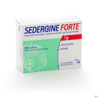 Sedergine forte 1g comp efferv.  20