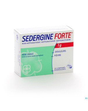 Sedergine forte 1g comp efferv.  20