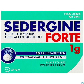 Sedergine forte 1g comp efferv.  20