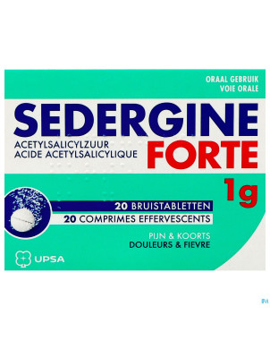 Sedergine forte 1g comp efferv.  20