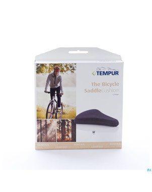 Tempur selle velo 27x25cm noir  m