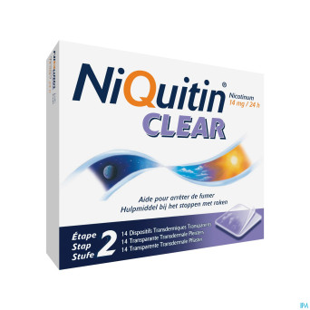 Niquitin clear patches 14 x 14 mg