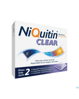 Niquitin clear patches 14 x 14 mg