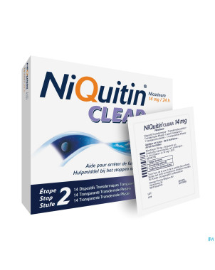 Niquitin clear patches 14 x 14 mg