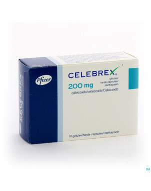 Celebrex 200mg caps 10