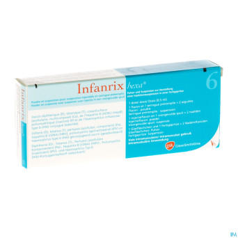 Infanrix hexa dos 1 susp inj im 0,5ml