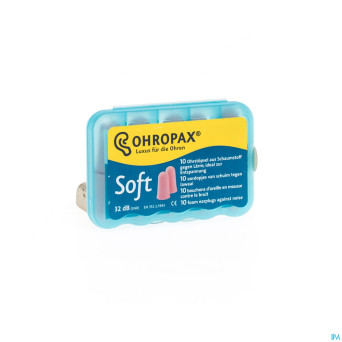 Ohropax bouchons oreilles soft foam 10