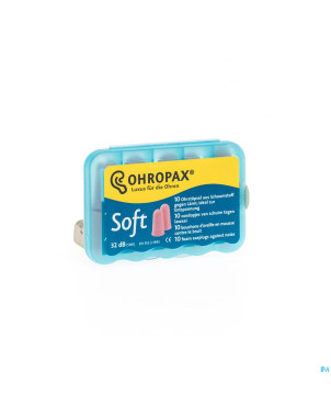 Ohropax bouchons oreilles soft foam 10