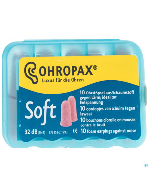 Ohropax bouchons oreilles soft foam 10