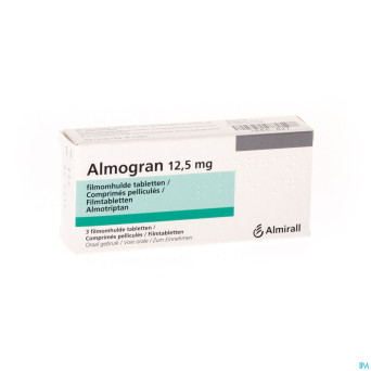 Almogran comp 3 x 12,5 mg