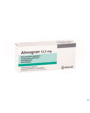 Almogran comp 3 x 12,5 mg