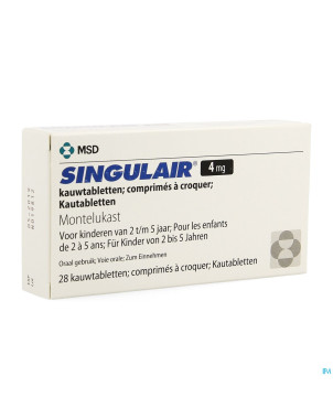Singulair  4 mg comp a croquer 28