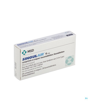 Singulair  4 mg comp a croquer 28