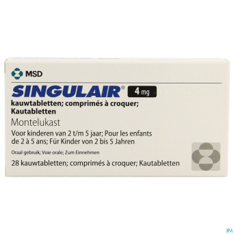 Singulair  4 mg comp a croquer 28