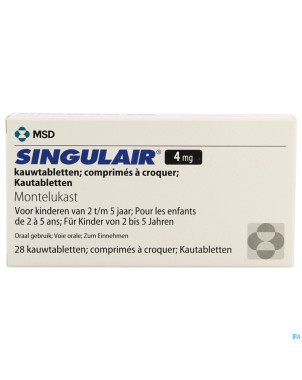Singulair  4 mg comp a croquer 28