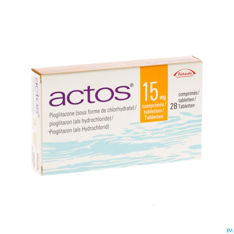 Actos 15 mg comp 28 x 15 mg