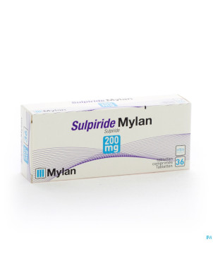Sulpiride mylan tabl 36 x 200 mg