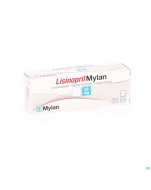 Lisinopril viatris 20mg comp 50