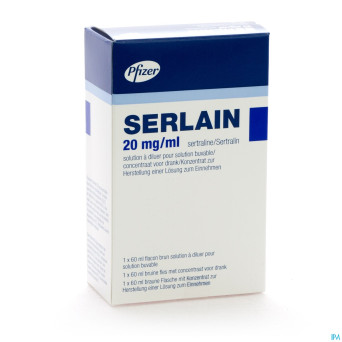 Serlain sol per os 60 ml - 20 mg/ml