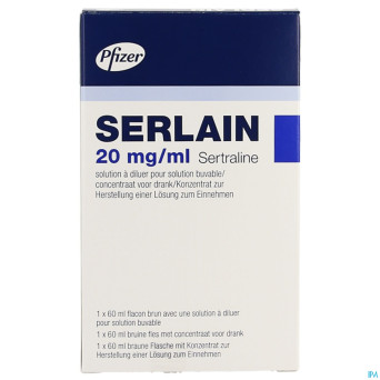 Serlain sol per os 60 ml - 20 mg/ml