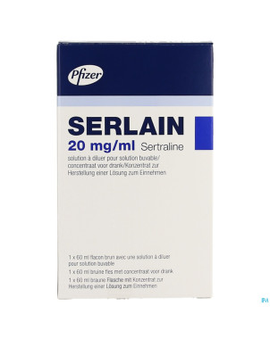 Serlain sol per os 60 ml - 20 mg/ml