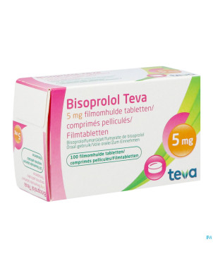 Bisoprolol teva  5mg tabl 100