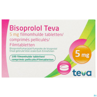 Bisoprolol teva  5mg tabl 100