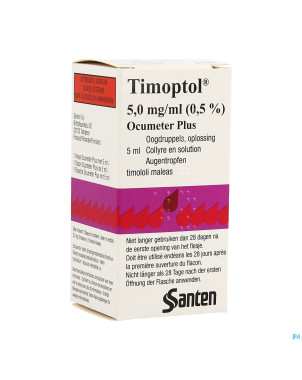 Timoptol ocumeter plus 0,5% 5ml 5,0mg/ml