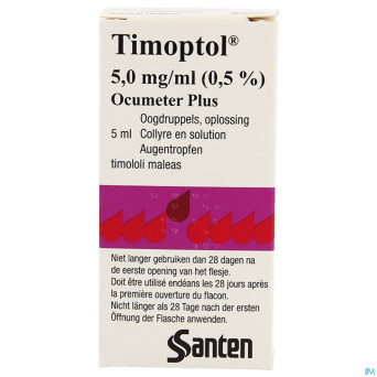 Timoptol ocumeter plus 0,5% 5ml 5,0mg/ml