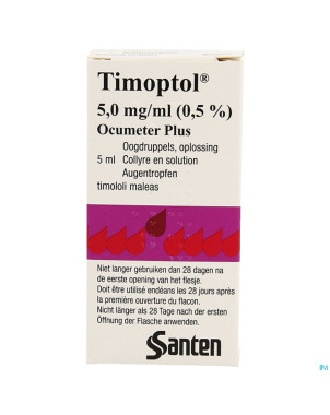 Timoptol ocumeter plus 0,5% 5ml 5,0mg/ml