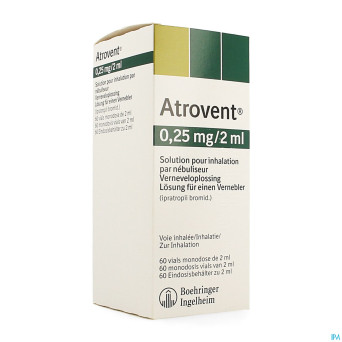 Atrovent monodose 0,25mg/2ml vials 60