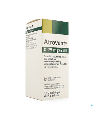 Atrovent monodose 0,25mg/2ml vials 60