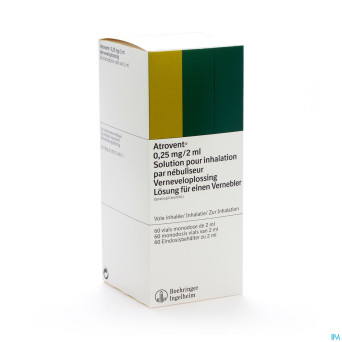 Atrovent monodose 0,25mg/2ml vials 60
