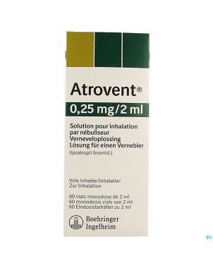Atrovent monodose 0,25mg/2ml vials 60