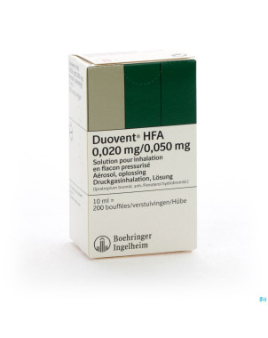 Duovent hfa aero dos 10 ml (200)