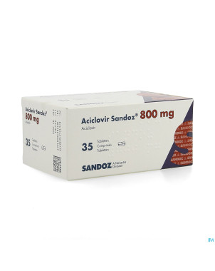Aciclovir sandoz comp 35x800mg