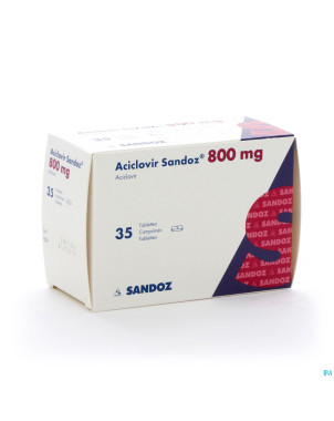 Aciclovir sandoz comp 35x800mg