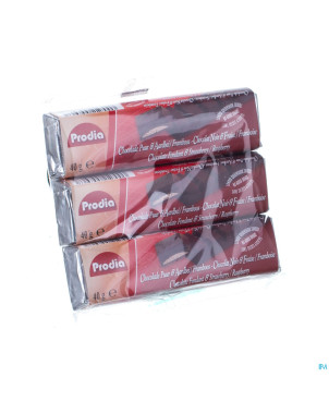 Prodia chocolat noir fraise    3x42g 5886