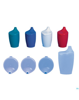 Gobelet +couvercle 4mm -poignet blanc