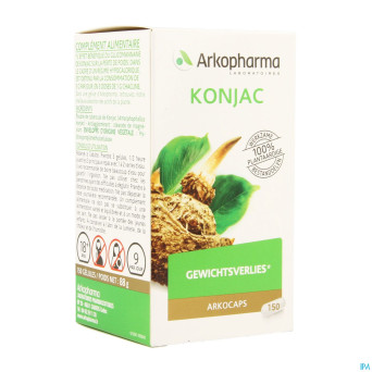 Arkogelules konjac 150x500mg nf    cfr 4137949