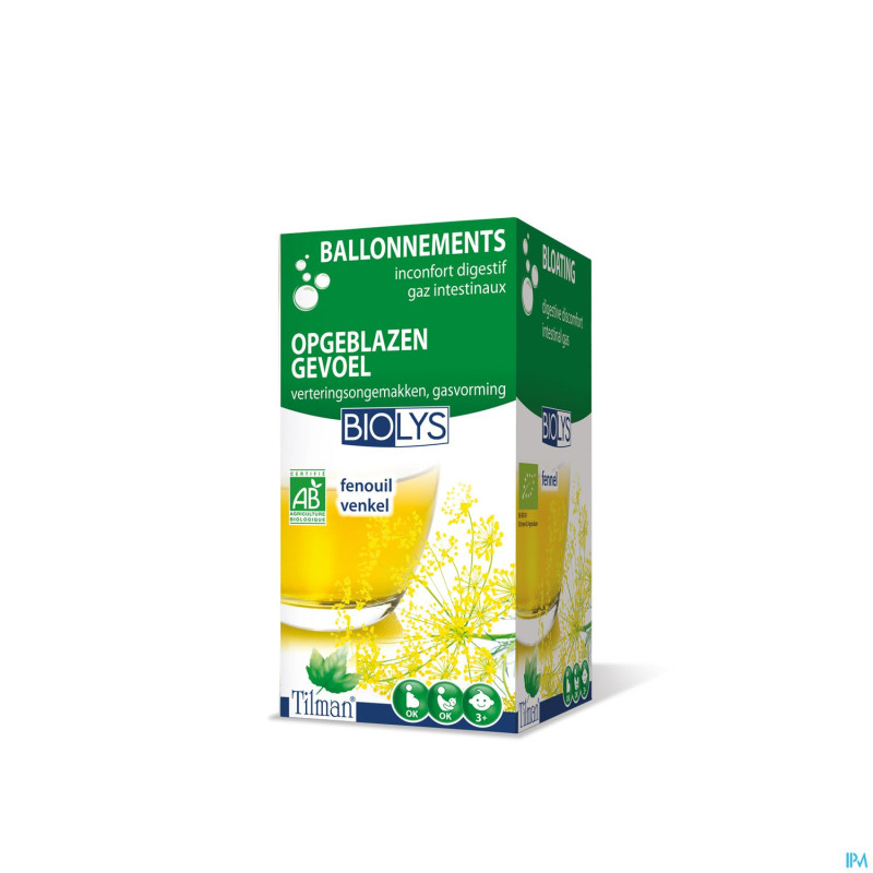 Biolys fenouil bio    tea-bags 20