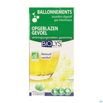 Biolys fenouil bio    tea-bags 20