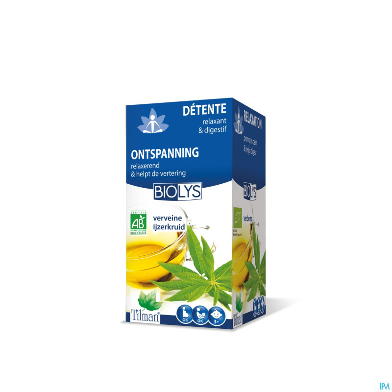 Biolys verveine bio    tea-bags 20