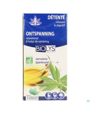 Biolys verveine bio    tea-bags 20