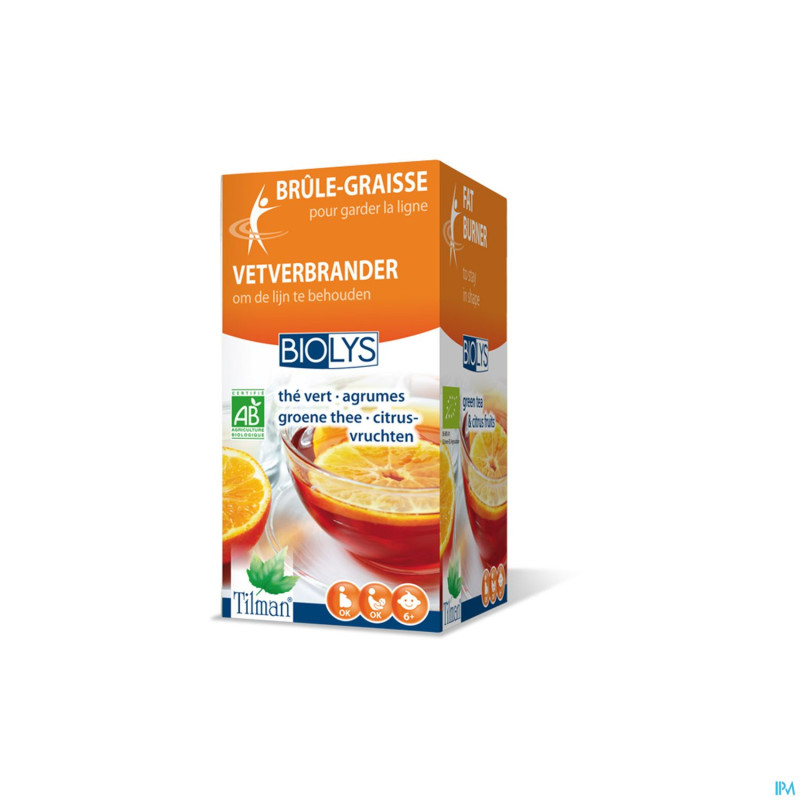 Biolys the vert+agrumes bio    tea-bags 20