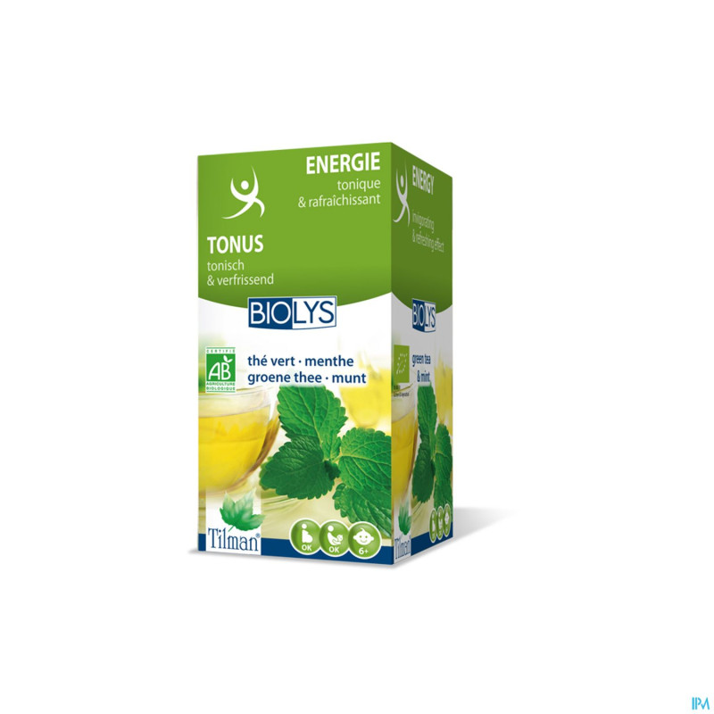 Biolys the vert-menthe bio    tea-bags 20