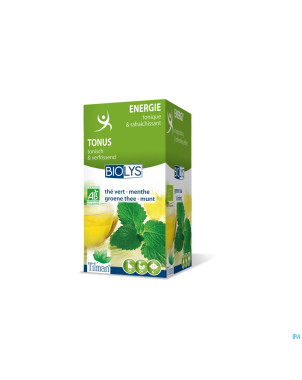 Biolys the vert-menthe bio    tea-bags 20