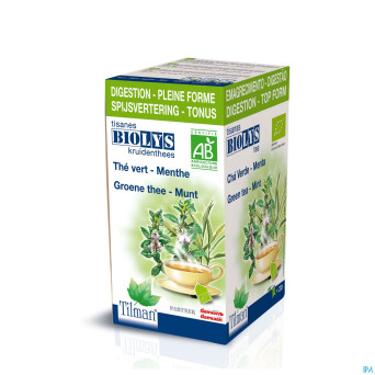 Biolys the vert-menthe bio    tea-bags 20